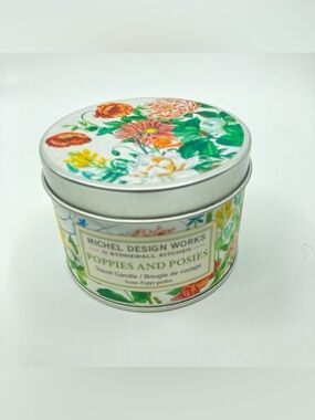 Michel Design Works Poppies and Posies Travel Candle